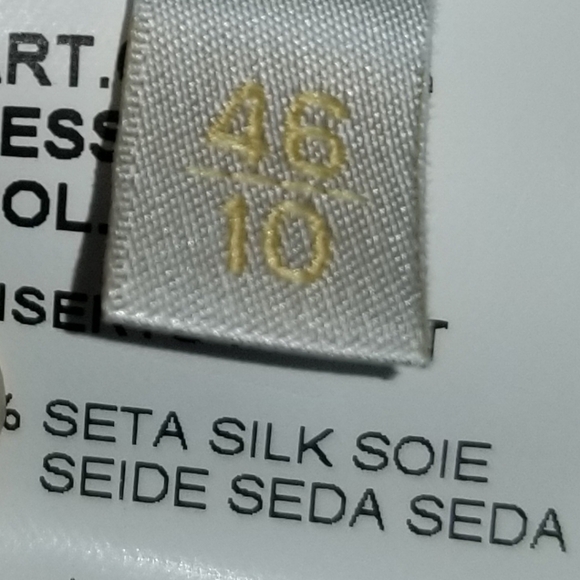 🥳HP🥳Valentino Green & Brown 100% Silk Chevron Dress - Picture 11 of 15